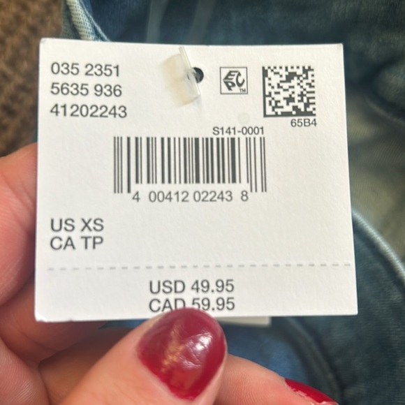 American jean tube top - Picture 5 of 5